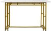 Esszimmer-Set 5-teilig mit Tisch 120x70 cm & 4 Grau Samtstühlen, Gold-Metallbeine,für Esszimmer und Wohnzimmer Bild 5