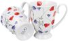DUO 2er-Set Becher ANGELA mit Fuß, 340 ml, New Bone China Porzellan, in Geschenkbox Bild 3