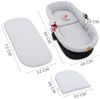 Totsy Baby Kuschelnest Umrandung für Kinderwagen - Bezug für Babywanne Nestchen Bild 2