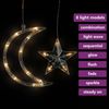 vidaXL Lichterketten Stern und Mond Fernbedienung 138 LEDs Warmweiß 328794 Bild 4