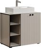 Waschtisch Bliss in Kaschmir Grau inklusive Waschbecken 90 cm Bild 2