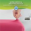 etérea Comfort Jersey Spannbettlaken Pink 60x120 cm - 70x140 cm Bild 3