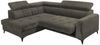 Ecksofa Bavaro elektronischer Sitztiefenverstellung und Breitcord-Bezug Ed Exciting Design Bild 3