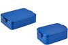 Mepal 2-tlg Take a Break Set – Vivid Blue – Groß/Klein – Lunchbox mit Trennwand – ideal für Mealprep – spülmaschinenfest, ABS Bild 4