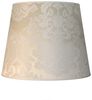 Licht-Erlebnisse Lampenschirm WILLOW, Stoffschirm konisch Ø 38 cm für Stehlampe E27 in Creme glänzend Bild 4