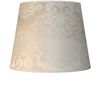 Licht-Erlebnisse Lampenschirm WILLOW, Stoffschirm konisch Ø 38 cm für Stehlampe E27 in Creme glänzend Bild 1