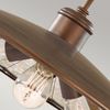 Pendellampe, Deckenlampe, Stahl, Astralbronze, D 54,6 cm Bild 4