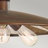 Pendellampe, Deckenlampe, Stahl, Astralbronze, D 54,6 cm Bild 2