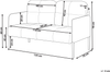 2-Sitzer Sofa hellbraun LAHTI Bild 2