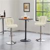 Yaheetech 2er-Set Barhocker mit Fußstütze, Drehbar & Höhenverstellbar, Beige Bild 3