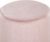 Pouf Samtstoff rosa ⌀ 36 cm BRIGITTE Bild 4