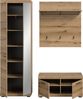Garderobenkombination (B/H/T: 167x197x40 cm) in Evoke Oak Nachbildung Bild 3