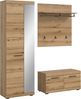 Garderobenkombination (B/H/T: 167x197x40 cm) in Evoke Oak Nachbildung Bild 1