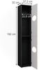 Wäscheschrank Irma Anthrazit/Goldkraft Eiche 37.2 x 192 cm Vicco Bild 3
