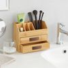 Relaxdays Schreibtisch Organizer Bambus Bild 3