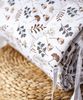 Loolay Bettnestchen PREMIERE! Blumenwiese BRAUN Bettumrandung 420, 360, 210, 180 x 30cm, (Babynestchen Bettsprossen Kopfschutz Babyausstattung Blumen BABYNEST, 100% Baumwolle Babybett Bettschutzgitter Umrandung), 100% Europäische Stoffe und Kleinserien... Bild 2
