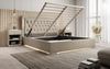 Designer Polsterbett Relina inkl. RGB, USB und Stauraum 140x200 Beige H3 (70-100kg) Bild 4