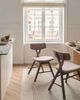 Esszimmerstuhl 2er Set LELAND Holz Braun Taupe Bild 3