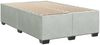 vidaXL Boxspringbett mit Matratze Hellgrau 120x200 cm Samt 3286282 Bild 5