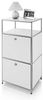 Floordirekt Mehrzweckregal Concept Epure MK-120, B50 × T40 × H100 cm, verschließbar Fächer, modular, Aufbewahrungsregal mit verchromtem Metallgestell, Design Regal Bild 4