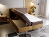 GRAINGOLD Forest Bett 180x200, Boxspringbett mit zwei Bettkästen, Velvet-Stoff, mit Kopfteil, Braun Bild 4