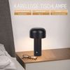LED Tischlampe Akku 2W Schwarz Bild 5