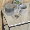 vidaXL Küchenaufbewahrung mit Regal Silber 90 x 50 x 92 cm Stahl 874959 Bild 5