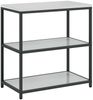 vidaXL Küchenaufbewahrung mit Regal Silber 90 x 50 x 92 cm Stahl 874959 Bild 2