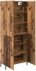Highboard, BuffetSchrank, Büroschrank Wandmontiert Altholz 69,5 x 34 x 180 cm Holzwerkstoff Bild 5