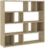 vidaXL Bücherregal/Raumteiler Sonoma-Eiche 105x24x102 cm 823248 Bild 2
