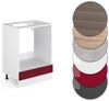 Herdumbauschrank R-Line Rot Hochglanz 60 cm ohne Arbeitsplatte Vicco Bild 3