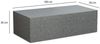 Couchtisch Monobloc 100x50x30cm Beton-Optik Grau Rechteckig Modern Bild 4