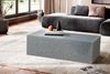 Couchtisch Monobloc 100x50x30cm Beton-Optik Grau Rechteckig Modern Bild 3