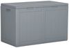 vidaXL Garten-Aufbewahrungsbox 180 L Grau PP-Holzoptik 151234 Bild 2