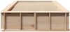 vidaXL Bettrahmen Braun 80 x 200 cm Massives Kiefernholz 3385736 Bild 5