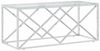 vidaXL Couchtisch 110x45x45 cm Edelstahl und Glas 349961 Bild 2