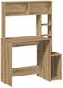 vidaXL Schreibtisch mit Regal Artisan-Eiche 100x45x140cm Holzwerkstoff 860444 Bild 2