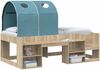 vidaXL Bettunnel 2 pcs Himmelblau 211 x 52,5 x 2 cm Polyester 893703 Bild 3