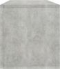 vidaXL Schallplatten-Aufbewahrungsbox, Holzwerkstoff, 71x34x36 cm, Betongrau Bild 3