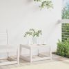 vidaXL Gartenhocker Weiß Massivholz Kiefer 844680 Bild 3