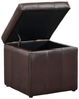 Sitzhocker mit Stauraum SERAFINO - Braun Bild 3
