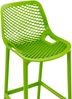 Barhocker modern Grün LORL - Kunststoff, 105x45x53cm Barhocker mit Lehne Tresenhocker Barstuhl Küchenhocker Thekenhocker hoher Stuhl Bild 4