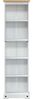 vidaXL Bücherregal Weiß 46 x 20 x 170 cm Massives Kiefernholz 42024947 Bild 4