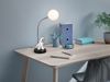 Ausgefallene Tischlampe ARM LED dimmbar, Deko Lampe USB betrieben, Höhe 44cm Bild 5