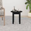 vidaXL Couchtisch Schwarz Ø 35x35 cm Massivholz Kiefer 822341 Bild 3