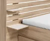 Vente-unique - TENALIA Bett Holz, Platte Beige - B 216,8 cm x H 98,2 cm x L 202,8 cm Bild 5
