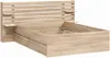 Vente-unique - TENALIA Bett Holz, Platte Beige - B 216,8 cm x H 98,2 cm x L 202,8 cm Bild 3