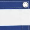 vidaXL Balkon-Sichtschutz Weiß und Blau 120x600 cm Oxford-Gewebe 134923 Bild 3