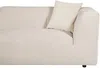 Vente-unique - NAEMIA Sofa SamtStoff Beige - B 161 cm x H 70 cm x L 272 cm Bild 4