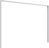 Passepartoutrahmen zu Kleiderschrank, Abschlussrahmen, Drehtürenschrank, Weiß, 228cm Bild 3